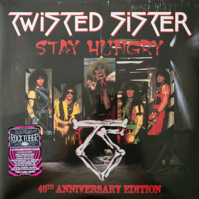 TWISTED SISTER VINILO STAY HUNGRY (40th ANNIVERSARY EDITION - DISCO COLOR ROJO SANGRE)