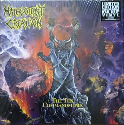 MALEVOLENT CREATION VINILO TEN COMMANDMENTS’ TRANSPARENT BLUE VINYL LTD !!