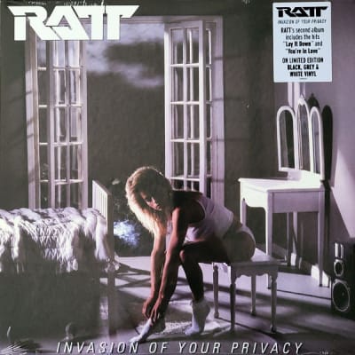 RATT VINILO INVASION OF YOUR PRIVACY (black, grey & white vinyl)