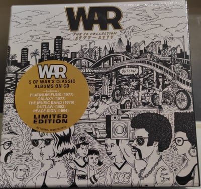 WAR CD Collection 1977-1994 (Black Friday) (Limited) - BOX SET - 5 CD -