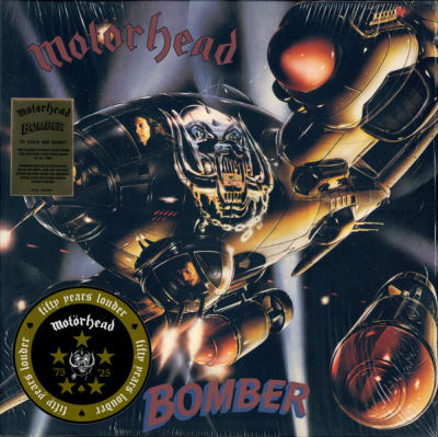 MOTORHEAD VINILO BOMBER (50th Blue & black splatter half speed vinyl)