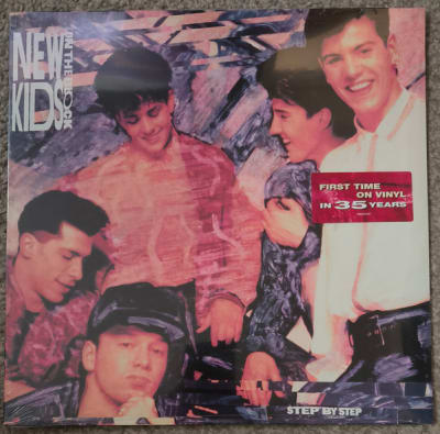 NEW KIDS ON THE BLOCK VINILO STEP BY STEP