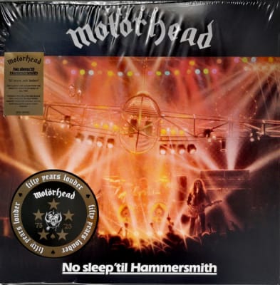 MOTORHEAD VINILO NO SLEEP TIL HAMMERSMITH (VINILO 180 GRS AMARILLO Y NEGRO + POSTER)