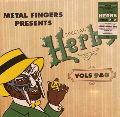 MF DOOM VINILO METAL FINGERS PRESENTS: SPECIAL HERBS VOL. 9 & 10 Colored Vinyl, Green - 2 LP -