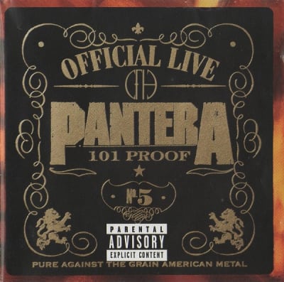 PANTERA CD Official Live  - 101 PROOF