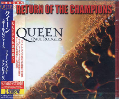 QUEEN CD RETURN OF THE CHAMPIONS - JPN 2CD