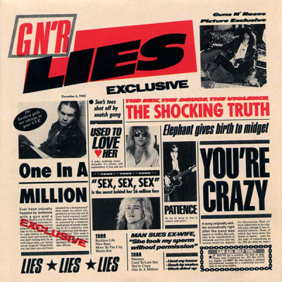 GUNS N ROSES CD LIES