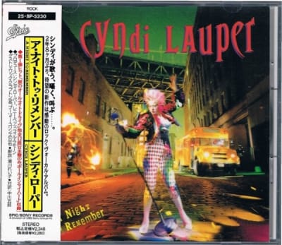 LAUPER, CYNDI CD A NIGHT TO REMEMBER JPN sin obi