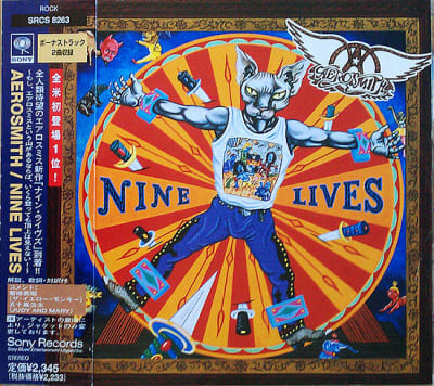 AEROSMITH CD Nine Lives - JPN