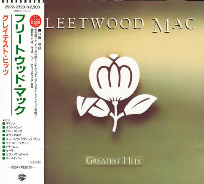FLEETWOOD MAC CD Greatest Hits JPN OBI