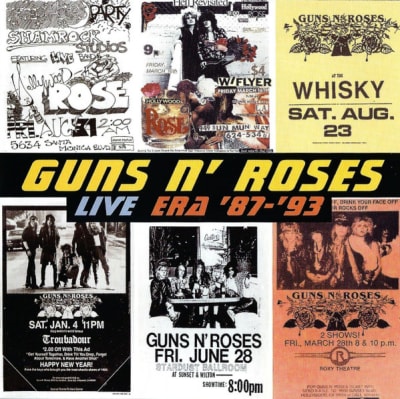 GUNS N ROSES CD THE BEST OF - LIVE ERA 87 - 93 (2CD)