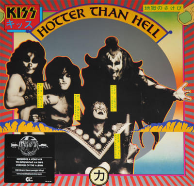 KISS VINILO HOTTER THAN HELL