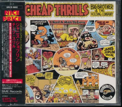 BIG BROTHER & THE HOLDING COMPANY FT JANIS JOPLIN CD CHEAP THRILLS