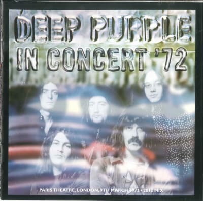 DEEP PURPLE CD CONCERT 72