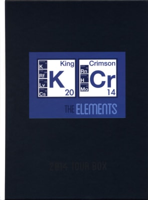KING CRIMSON CD THE ELEMENTS - TOUR BOX 2014