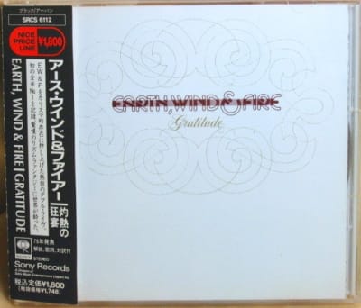 EARTH, WIND & FIRE CD GRATITUDE JPN