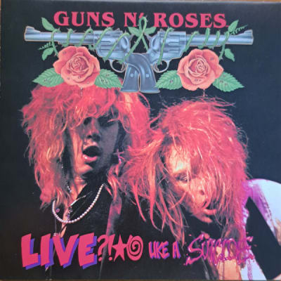 GUNS N ROSES CD LIES Uzi Artwork