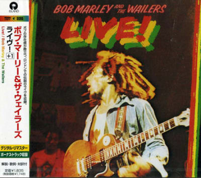 MARLEY & THE WAILERS, BOB CD Live! - JPN OBI