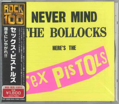 SEX PISTOLS CD NEVER MIND THE BOLLOCKS JPN OBI -ROCK THE 100