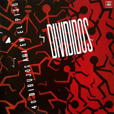 DIVIDIDOS VINILO 40 DIBUJOS AHI EN EL PISO