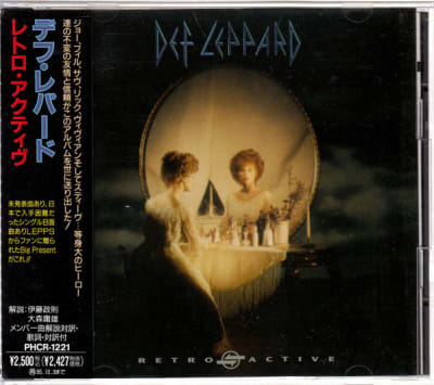 DEF LEPPARD CD RETROSPECTIVE JPN OBI + UÑETA