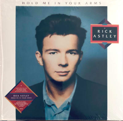 RICK ASTLEY - HOLD ME IN YOUR ARMS (VINILO COLOR AZUL)