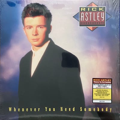 RICK ASTLEY - WHENEVER YOU NEED SOMEBODY (VINILO)