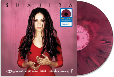 SHAKIRA - DONDE ESTAN LOS LADRONES (VINILO WALMART COLOR RED VELVET)