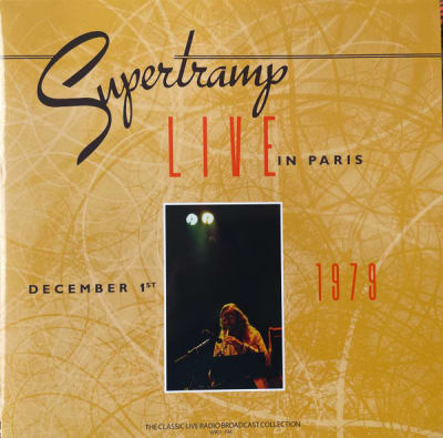 SUPERTRAMP - LIVE IN PARIS (VINILO 180GR 2LP COLOR AMARILLO)