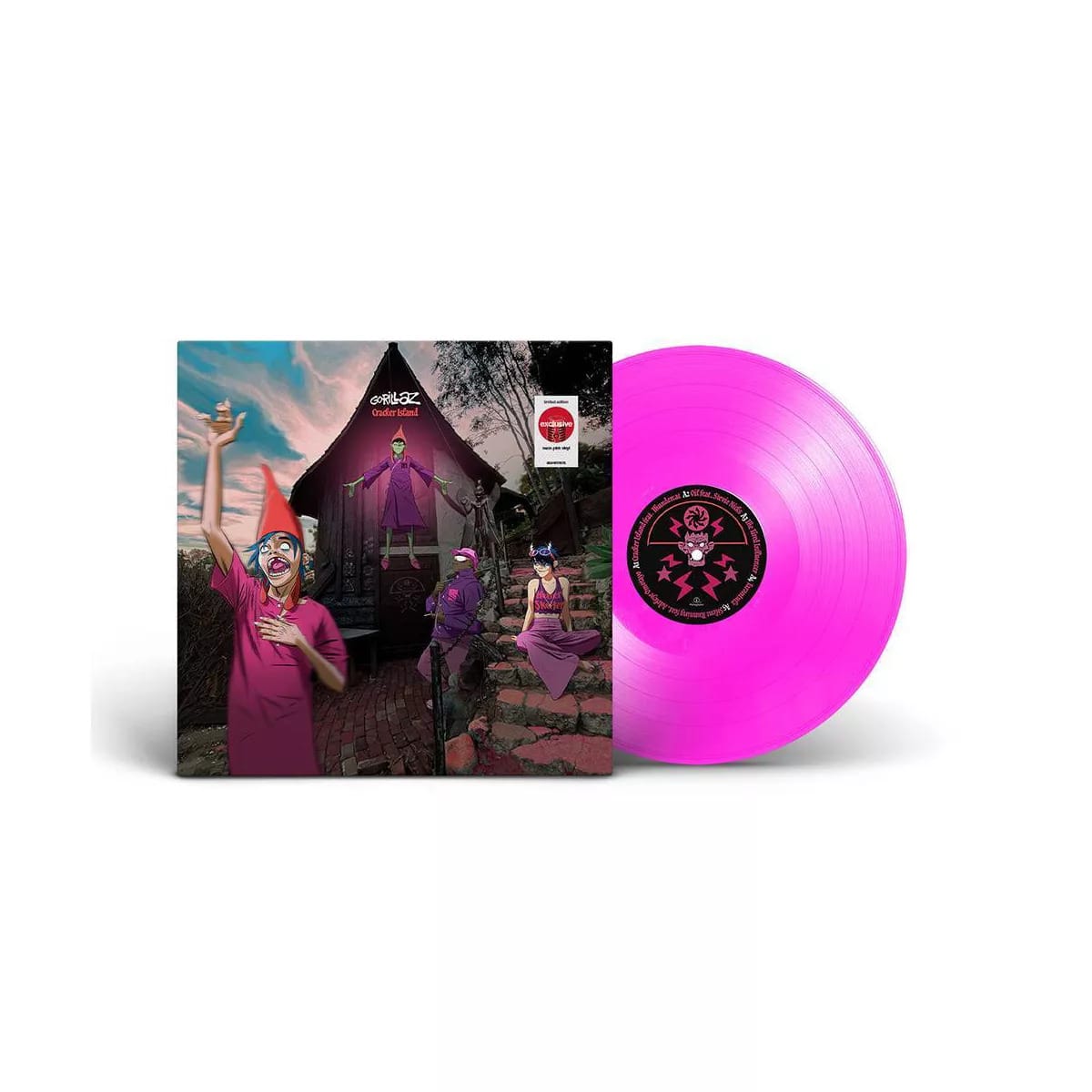 GORILLAZ - CRACKER ISLAND (VINILO COLOR ROSADO - TARGET) | Nextime