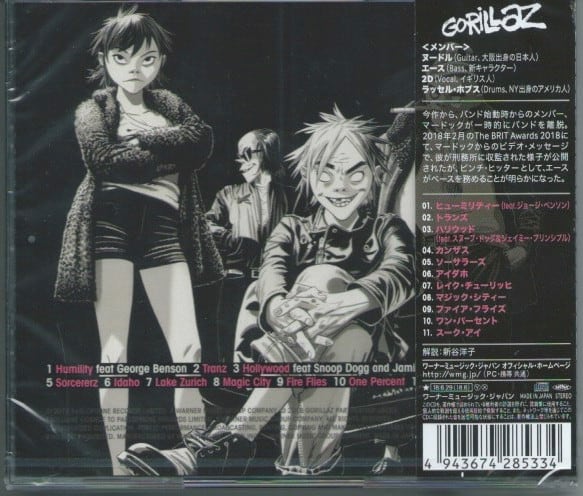 GORILLAZ - THE NOW NOW (JAPONES) | Nextime Records