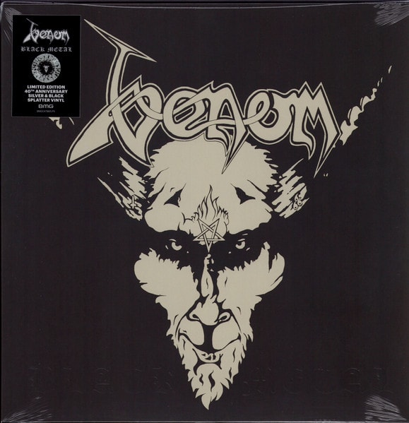 VENOM VINILO BLACK METAL (40th Limited silver & black vinyl