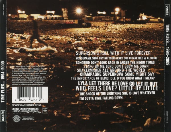 メガジャケ付5LP Oasis Time Flies 1994-2009 タイム