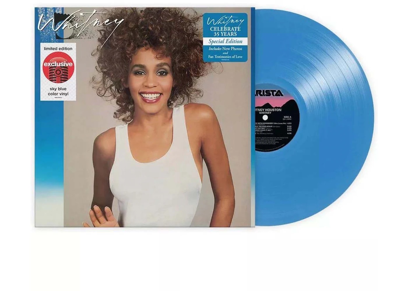 WHITNEY HOUSTON - WHITNEY (VINILO TARGET COLOR SKY BLUE) | Nextime