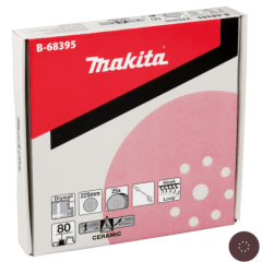 DISCO  225 mm,  para lijadora pared 80G B-68395