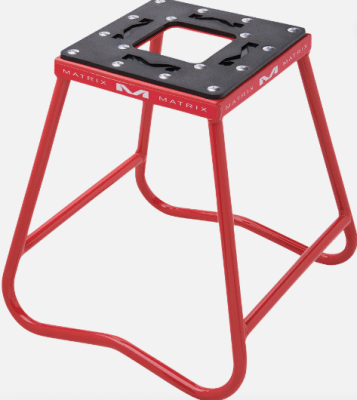 MATRIX PISO METALICO PARA MOTO COLOR ROJO