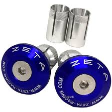 TOPES MANUBRIO MARCA ZETA 29MM 2PCS AZUL