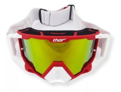 Antiparra THOR rojo-blanco