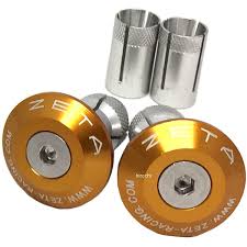 PUNTERAS ZETAO TOPES MANUBRIO 29MM GOLD  2PCS1