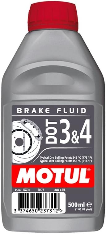 MOTUL Brake fluid DOT 3 y 4 500ml ( LIQUIDO DE FRENO)1