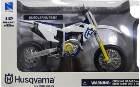 MOTO ESCALA NEW RAY 1:12 HUSQVARNA  FS 450 F1