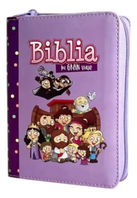 BIBLIA MI GRAN VIAJE NIÑOS LILA