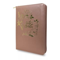 BIBLIA T. MANUAL ROSA PERLA CON CIERRE 1