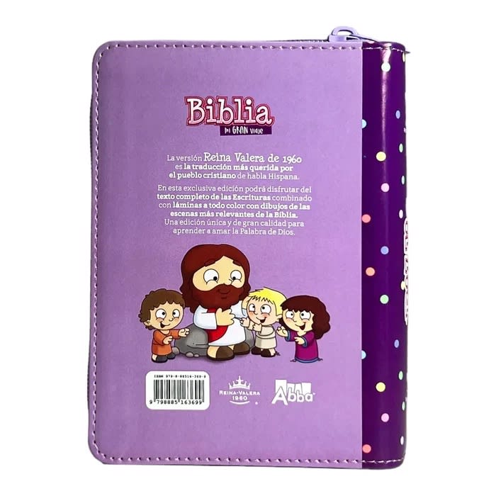 BIBLIA MI GRAN VIAJE NIÑOS LILA3