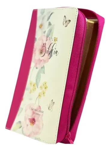 BIBLIA FLORES ROSA LG3