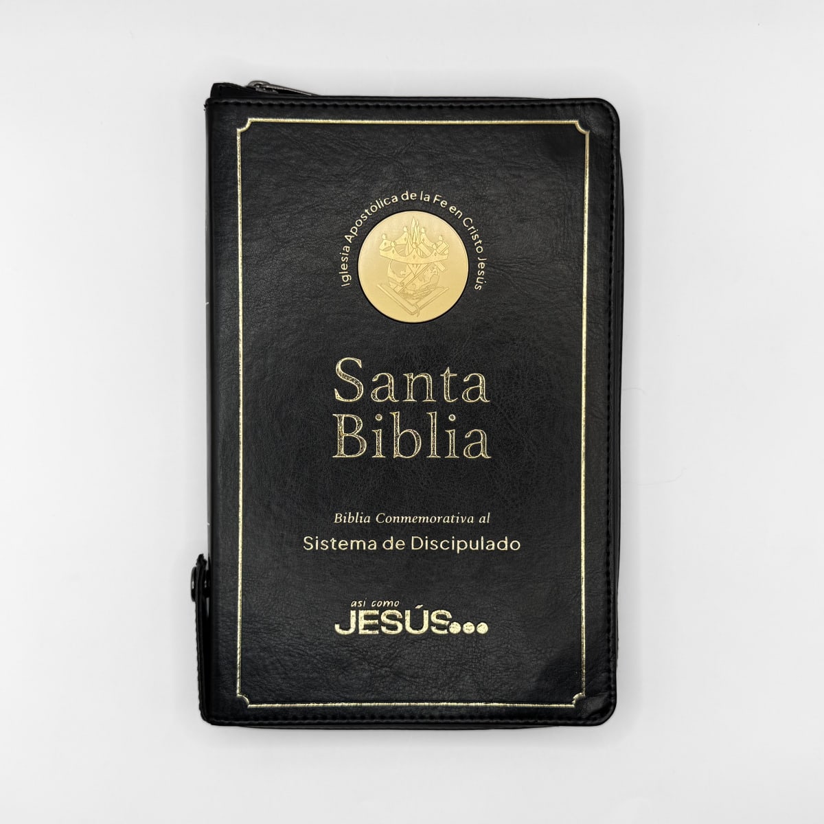 BIBLIA SIST. DISCIPULADO NEGRA ULTRA FINA ZIP1
