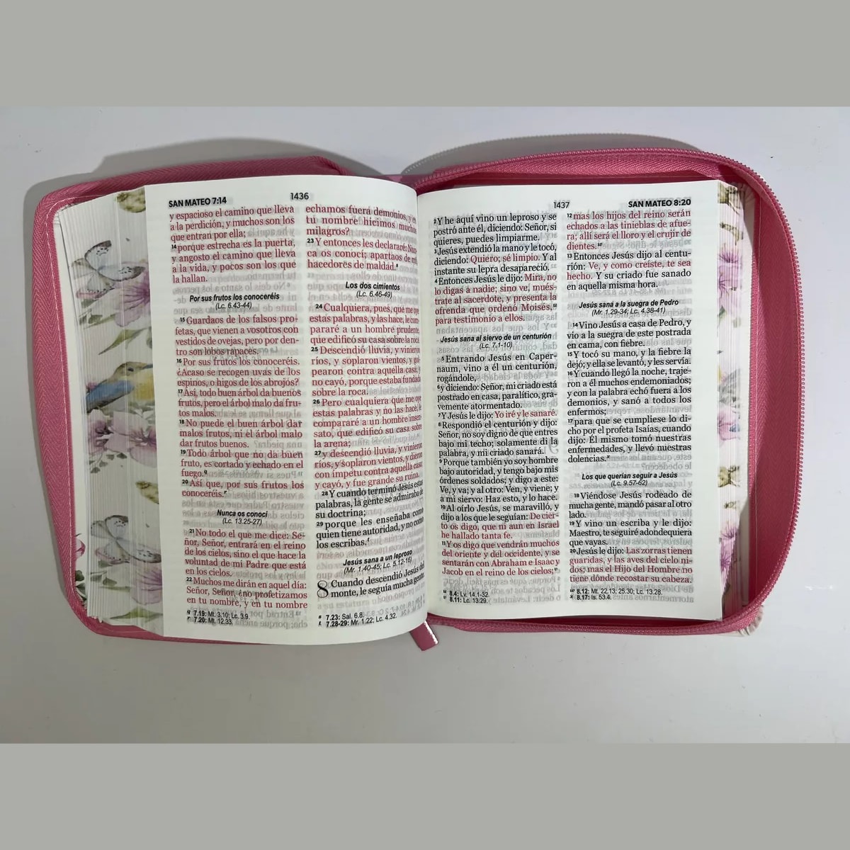 BIBLIA EMOCIÓN PRIMAVERAL ROSA CON CIERRE1