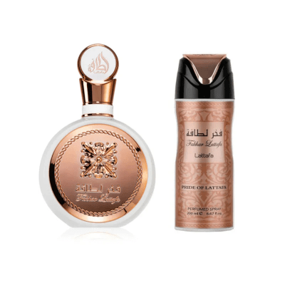 SET FAKHAR ROSE EDP 100 ML+DEO SPRAY 200 ML SET 2 PCS1