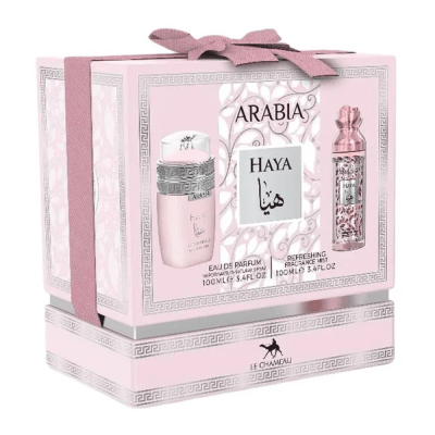 ESTUCHE PERFUME LE CHAMEAU ARABIA HAYA 100 ML MUJER EDP1