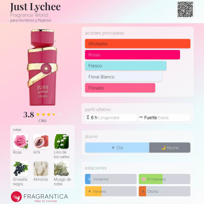 JUST LYCHEE 100 ML MUJER1